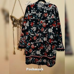 Tommy Hilfiger Women’s Pleated Button Up Shirt Dress Size 14